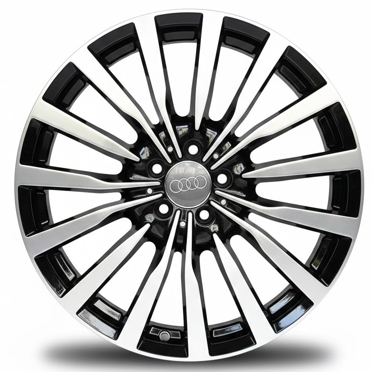 Cerchi Audi Q5 20 Mak Krone Nero Diamantato