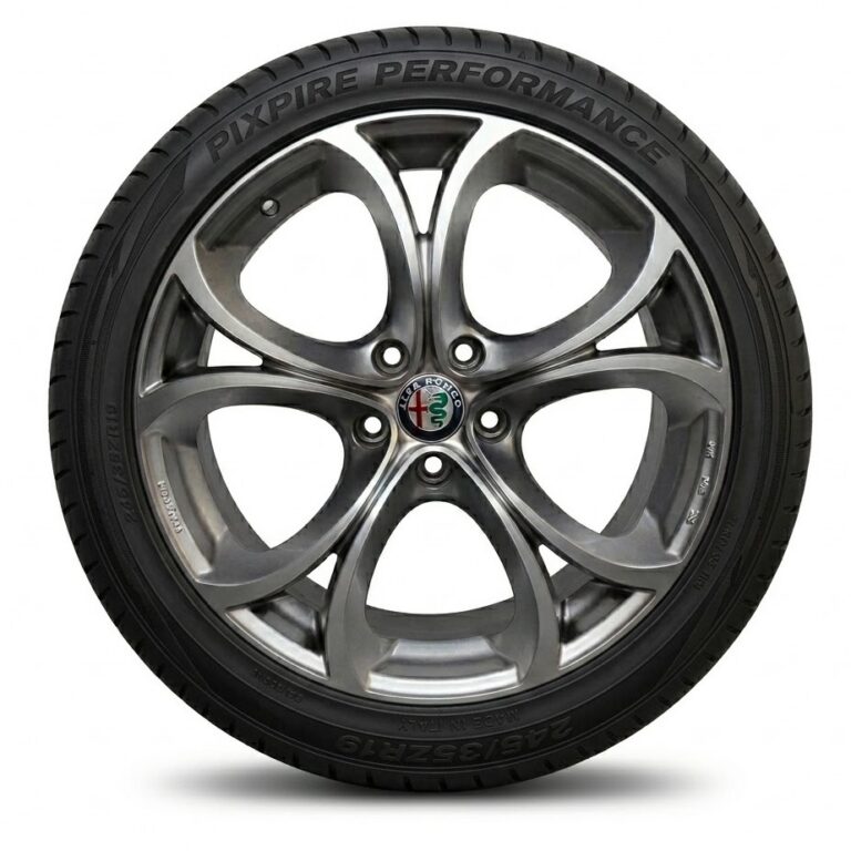 Cerchi Alfa Romeo Giulia 18 Mak Lario e Pneumatici Pirelli P7 Cinturato RFT*