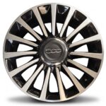 Cerchi 500L 17 Originali Fiat Nero Lucido Diamantato