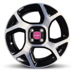 Cerchi Panda 16 Originali Fiat Nero Diamantato