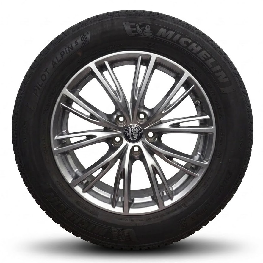 Cerchi Stelvio 18 Originali Alfa Romeo Lusso e Pneumatici Michelin CrossClimate 235 60
