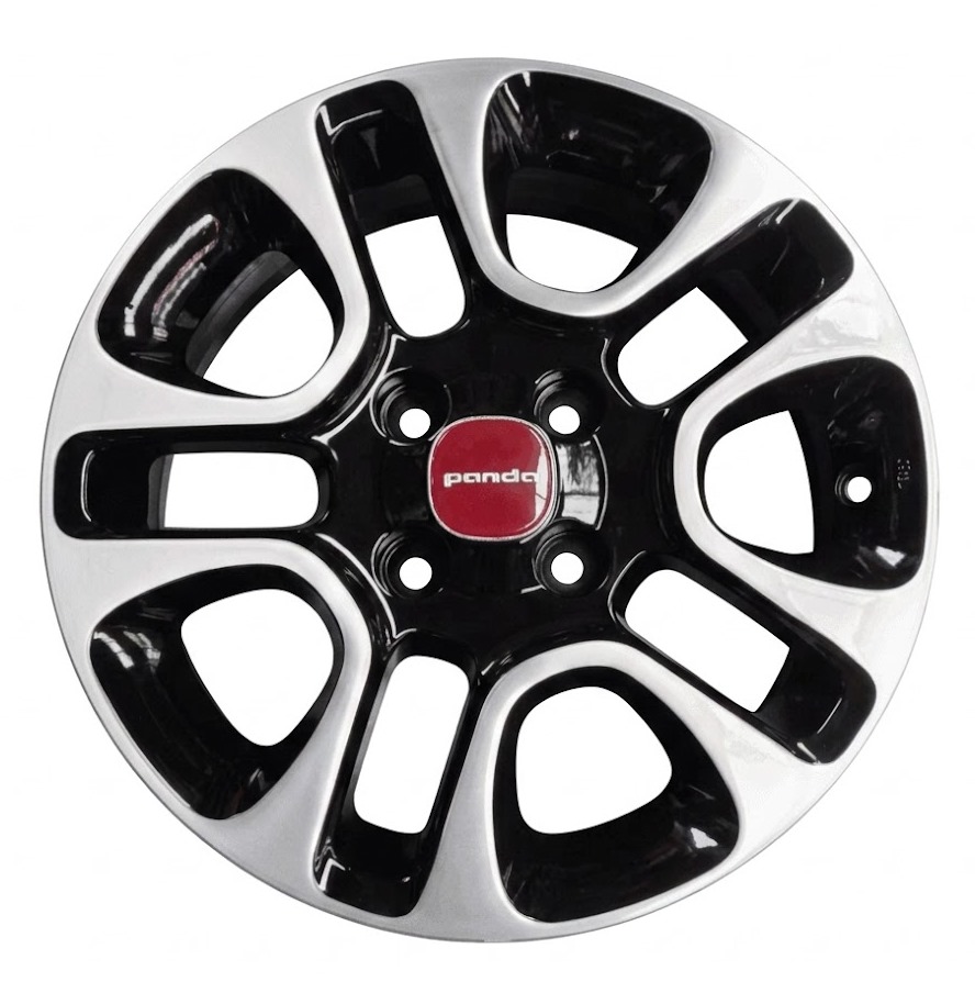Cerchi Panda 14 Originali Fiat Nero Diamantato