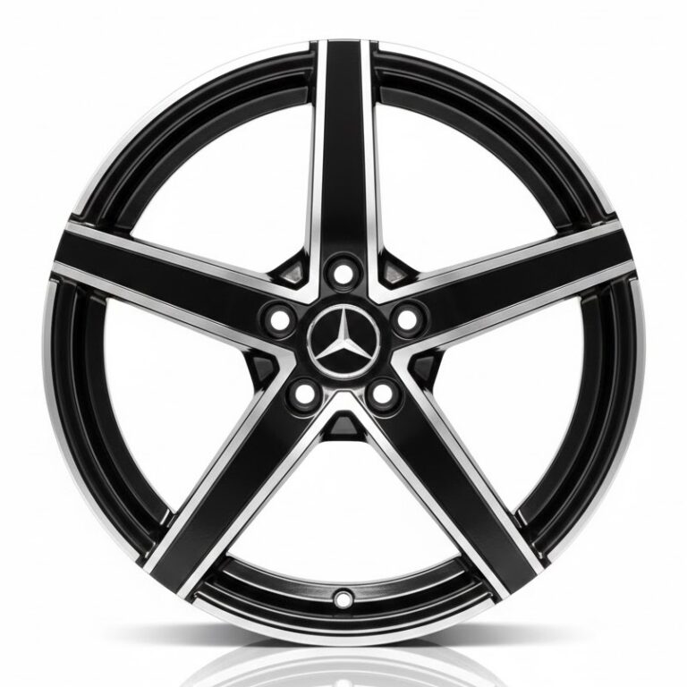 Cerchi in lega Mercedes Classe A-B 18 ELITE WHEELS EW12 Jazzy Crystal Nero Diamantato