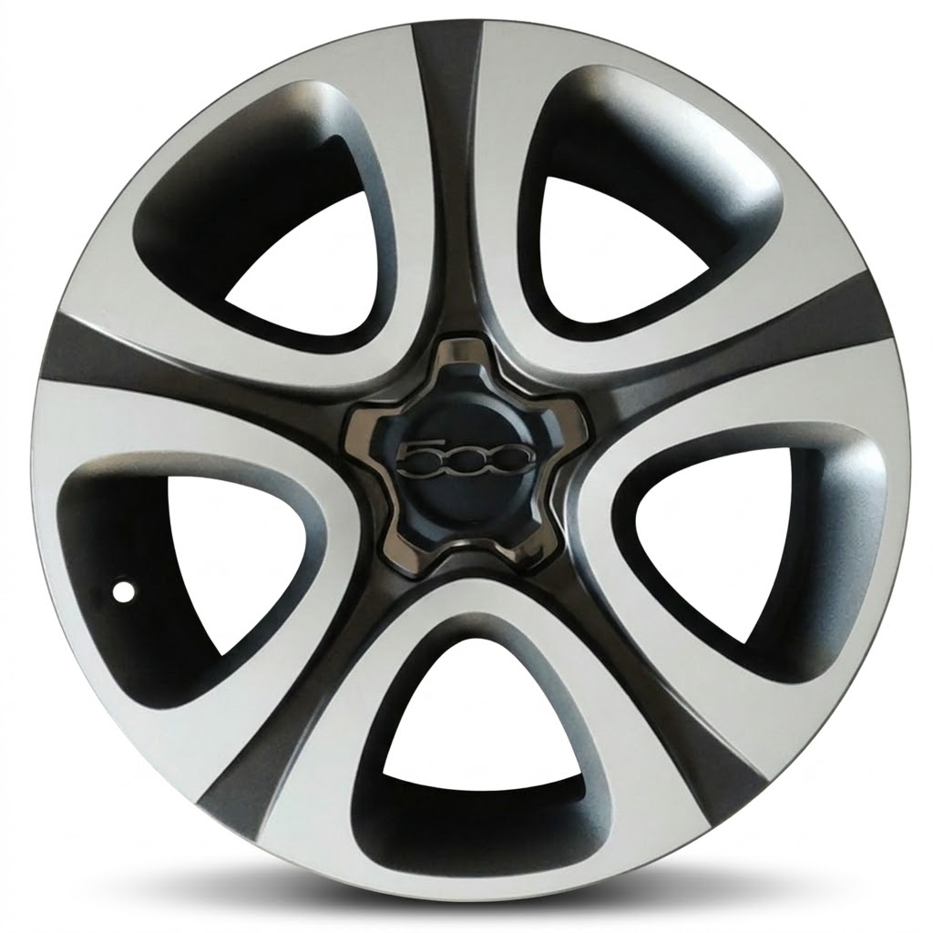 Cerchi 500X 18 Originali Fiat Mopar Antracite Opaco Bianco