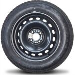 Cerchi in ferro Panda 15 Originali Fiat e Pneumatici invernali Continental CrossWinter 175 65
