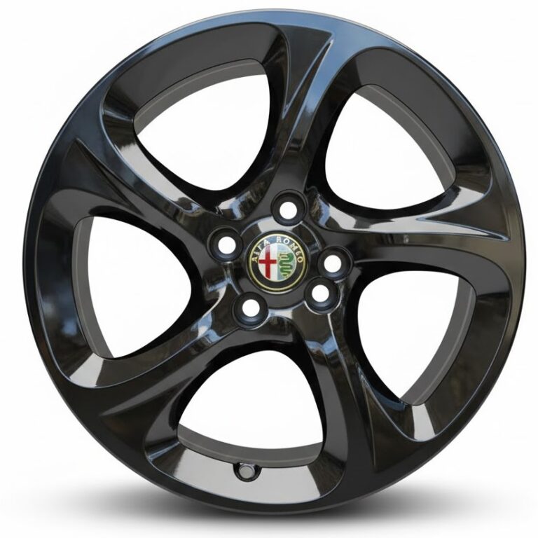 Cerchi Mito 16 Originali Alfa Romeo Nero Lucido
