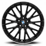 Cerchi BMW Serie 5 19 Mak Speciale Nero Lucido Bordo Diamantato