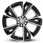 Cerchi Audi A7 A8 A6 21 Adria Wheels Alex Nero Diamantato