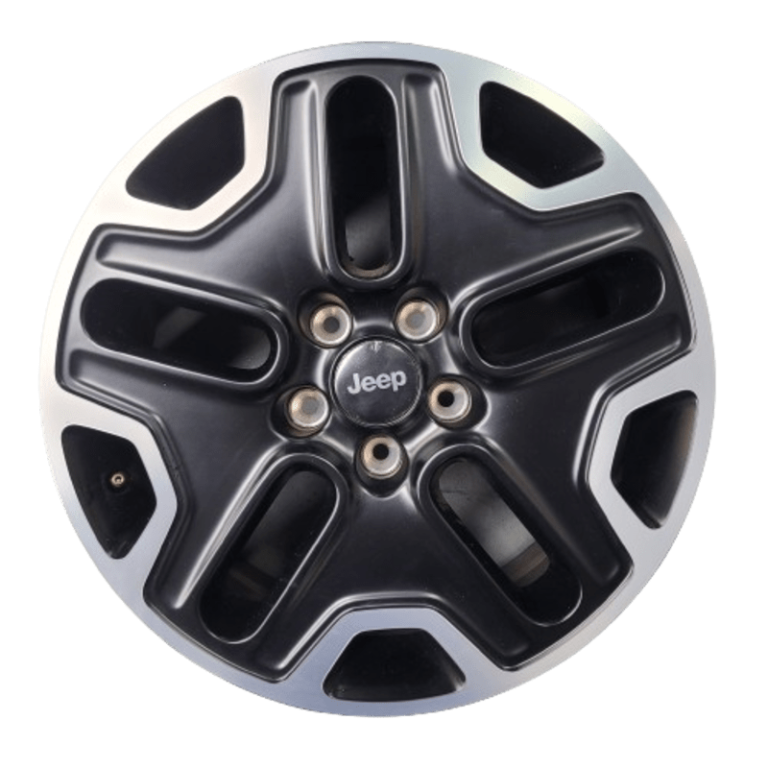 Cerchi Renegade 17 Originali Jeep Nero Opaco Diamantato