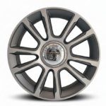 Cerchi Fiat 500 Abarth 17 Antracite Diamantato Opaco