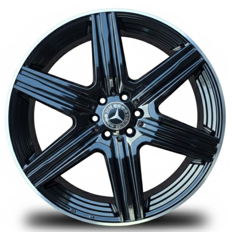 Cerchio in lega MAK LEWIS diametro 18 GLOSS BLACK MIRROR RING 5x112 ET40