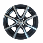 Cerchi Renault Clio 15 Mak Milano4 Nero Diamantati