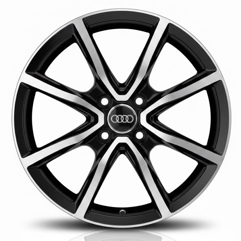 Cerchi Audi A1 18 Mak Milano4 Nero Diamantati*