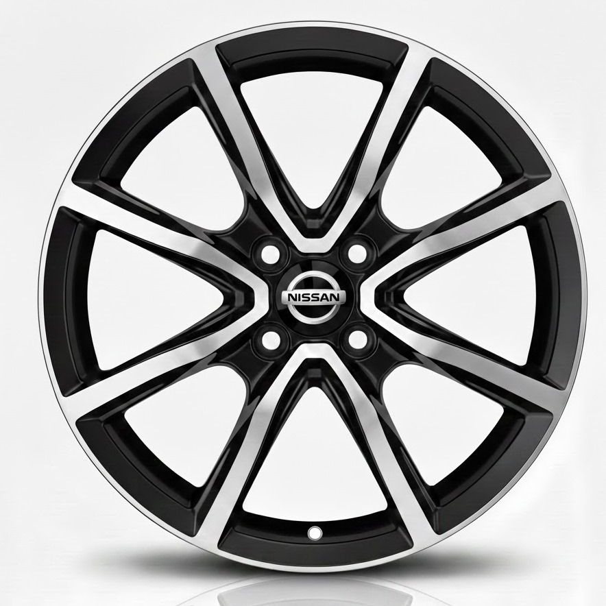 Cerchio in lega MAK MILANO4 diametro 15 BLACK MIRROR 4x100 ET31* Nissan