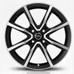Cerchi Opel Corsa 15 Mak Milano4 Nero Diamantati* ET40