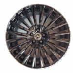 Cerchi in lega Mercedes CLK E GLC SLK 18 ELITE WHEELS EJ34 SPECTER BLACK LIP POLISHED