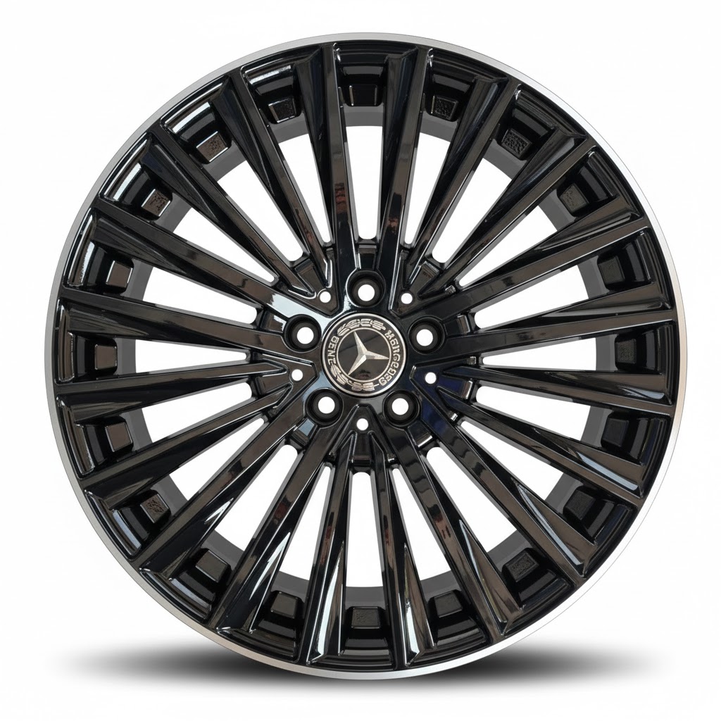 Cerchi in lega Mercedes CLK E GLC SLK 19 ELITE WHEELS EJ34 SPECTER BLACK LIP POLISHED Cerchi in lega Mercedes CLK E GLC SLK 19 ELITE WHEELS EJ34 SPECTER BLACK LIP POLISHED