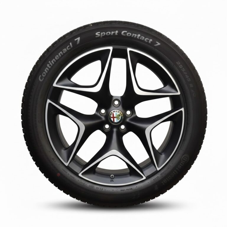Cerchi Stelvio 20 Originali Alfa Romeo e Pneumatici Continental CrossContact LX 255 45