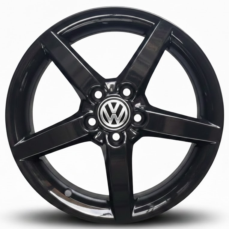 Cerchi Volkswagen Polo 16 Nero Lucido