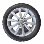 Cerchi in lega Golf 17 Originali Volkswagen a Razze VW01 e Pneumatici Michelin 205 50 - Image 2