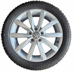 Cerchi in lega Golf 17 Originali Volkswagen a Razze VW01 e Pneumatici Michelin 205 50 - Image 3