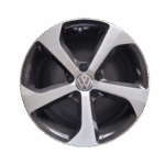 Cerchi Volkswagen Golf 17 VW06 Nero Lucido Diamantato - Image 2
