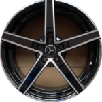 Cerchi in lega Mercedes Classe A-B 18 ELITE WHEELS EW12 Jazzy Crystal Nero Diamantato