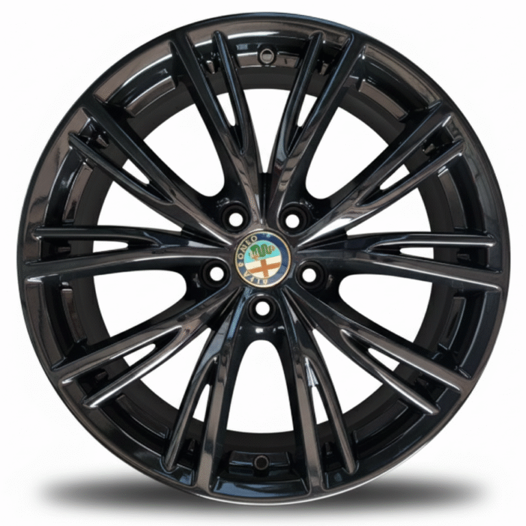 Cerchi in lega Alfa Romeo Stelvio 18 Originali Alfa Romeo Lusso Nero Lucido