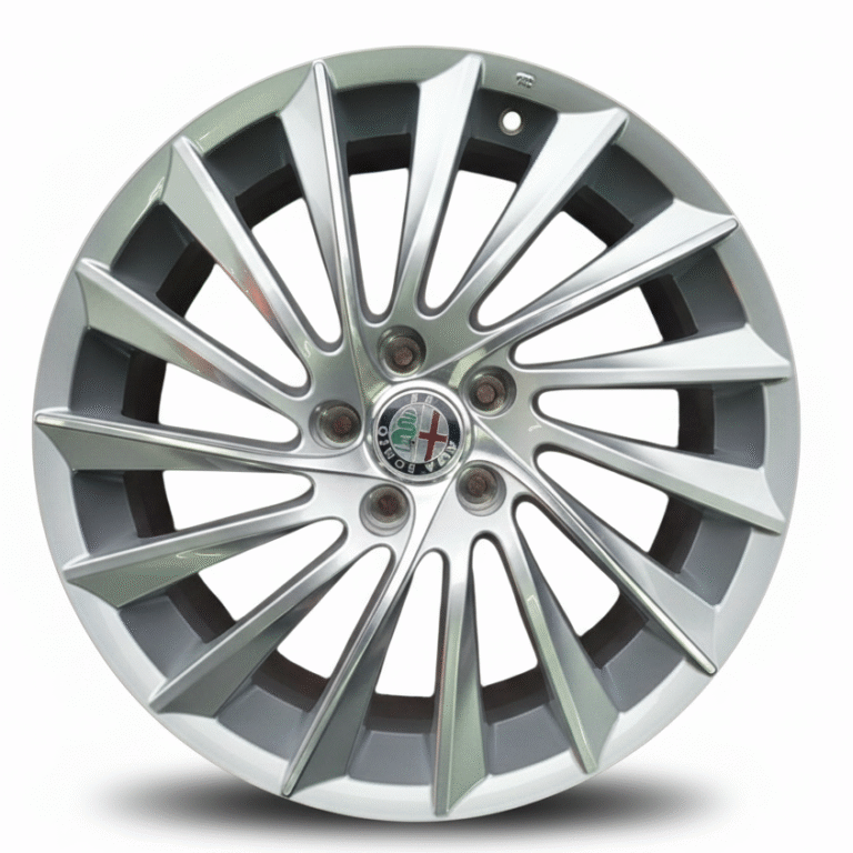 Cerchi Giulietta 18 Originali Alfa Romeo a Turbina Silver (Singolo)