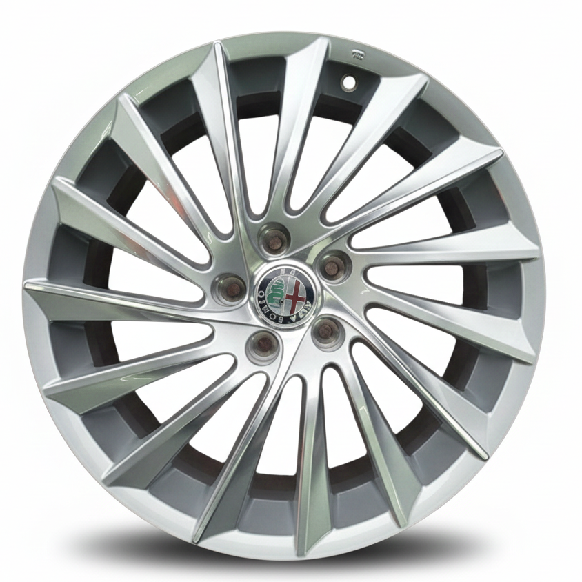 Cerchi Giulietta 18 Originali Alfa Romeo a Turbina Silver (Singolo)