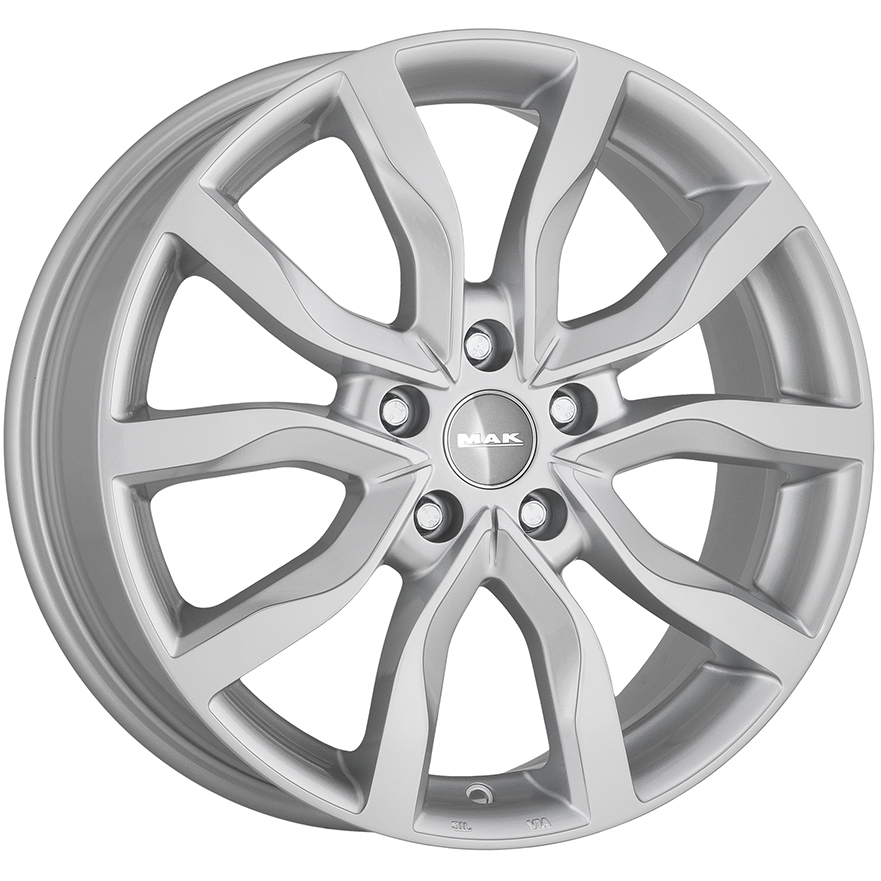 HISI Cerchio in lega MAK HIGHLANDS diametro 20 SILVER 5x108 ET45 - Image 1