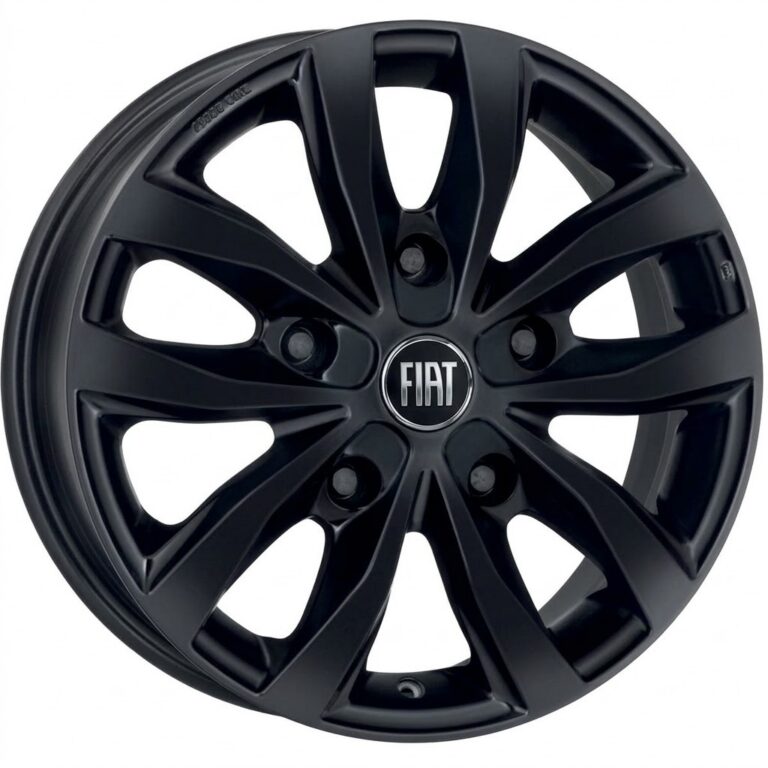 Cerchio in lega MAK LOAD5 diametro 15 GLOSS BLACK 5x118 ET55* FIAT