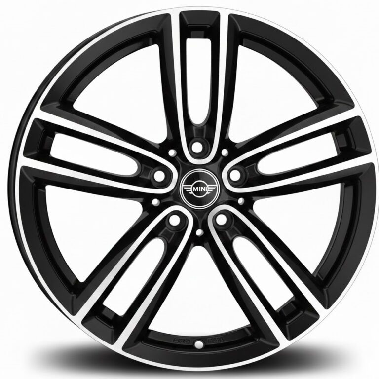 Cerchio in lega MAK OXFORD diametro 18 BLACK MIRROR 5x120 ET52*