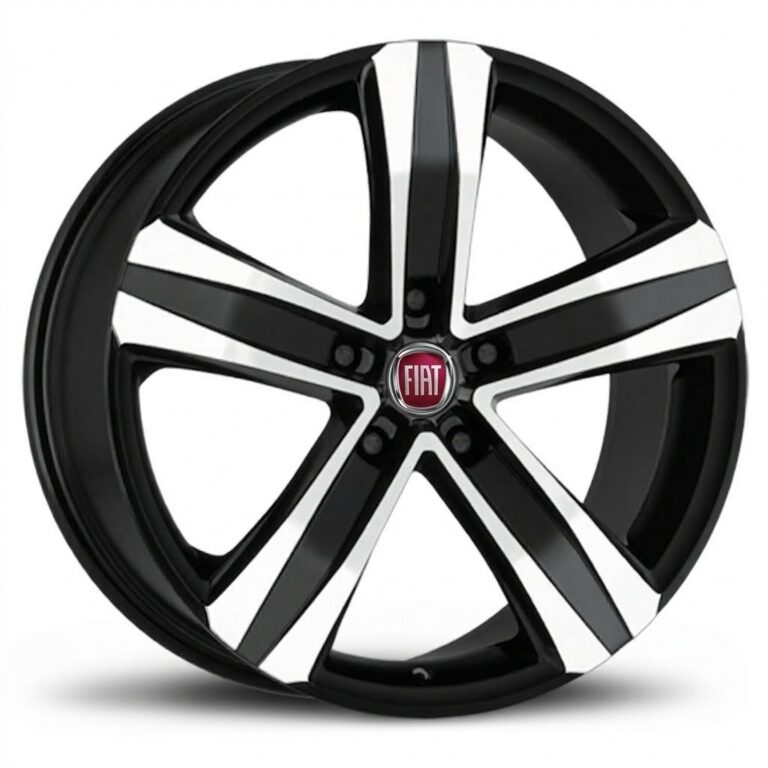 Cerchio in lega MAK STONE5 diametro 16 BLACK MIRROR 5x118 ET65* Fiat