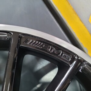 Cerchi in lega Classe A 18 Originali Mercedes Nero Lucido Bordo Diamantato - Image 3