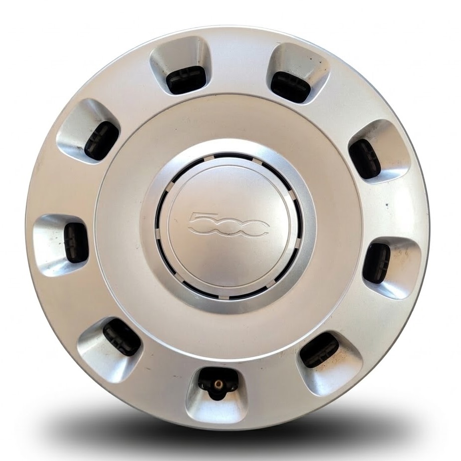 Cerchi in ferro con borchie 14 Originali Fiat 500