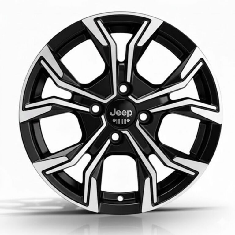 Cerchi ELITE WHEELS EJ12 Vigor 4x108 16 ET25 Nero Lucido Diamantato JEEP