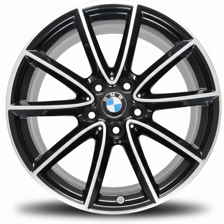Cerchi Bmw X1 17 Originali Nero Lucido Diamantati1