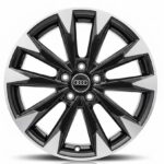 Cerchi Q3 18 Originali Audi Nero Lucido Diamantato