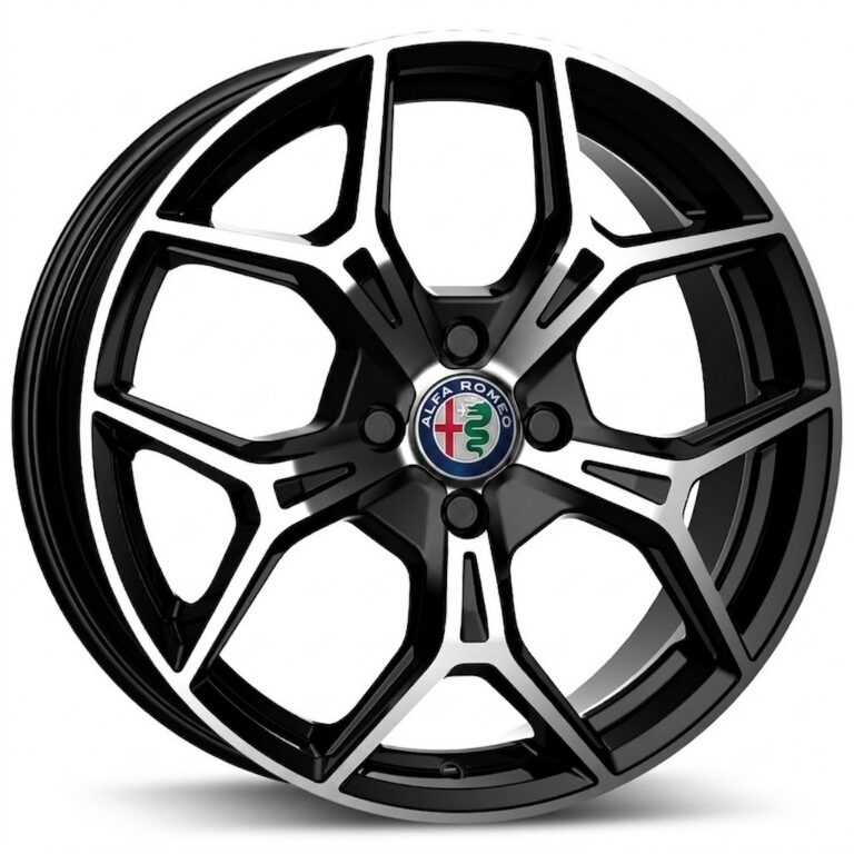 Cerchio in lega MAK EPICA diametro 17 BLACK MIRROR 4x108 ET32* ALFA