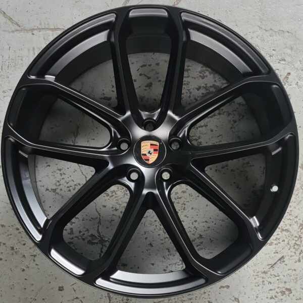 Cerchi Porsche Macan Doppia Misura 21 Nero Opaco Semilucido