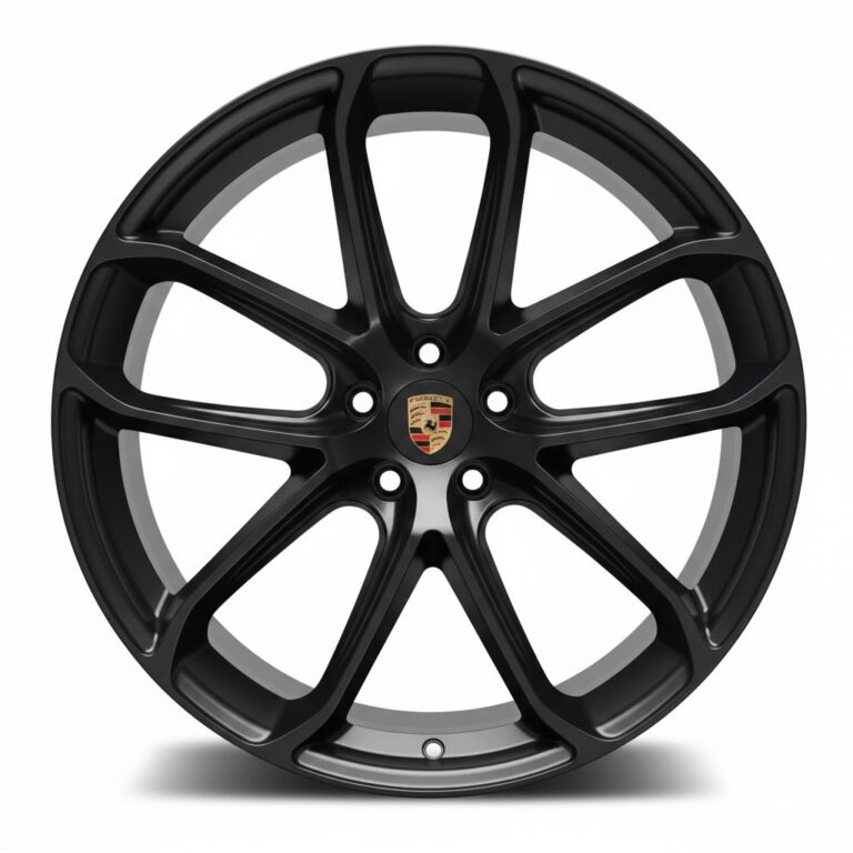 Cerchi Porsche Macan Doppia Misura 21 Nero Opaco Semilucido