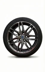Cerchi 17 Peugeot Oz Msw 24 Antracite Diamantato e Pneumatici Bridgestone 225 45 - Image 2