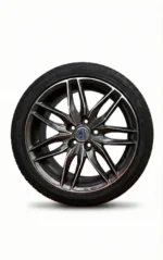 Cerchi 17 Peugeot Oz Msw 24 Antracite Diamantato e Pneumatici Saferich 225 45 - Image 2