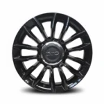 Cerchi 500L 16 Originali Fiat Nero Lucido - Image 2