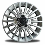 Cerchi 500X 17 Originali Fiat Nero Lucido - Image 2