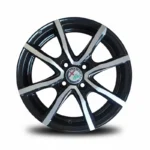 Cerchi Alfa Romeo Mito 15 Mak Milano4 Nero Diamantati* - Image 2