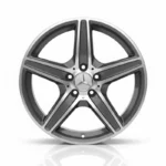Cerchi Classe C 17 Mercedes F509 523 Antracite Diamantato - Image 3
