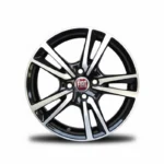 Cerchi Fiat Grande Punto 16 Mak Icona Nero Lucido Diamantato - Image 2