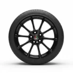 Cerchi Giulia 17 Originali Alfa Romeo a Raggi Nero Lucido con Pneumatici Hankook W320 - Image 3